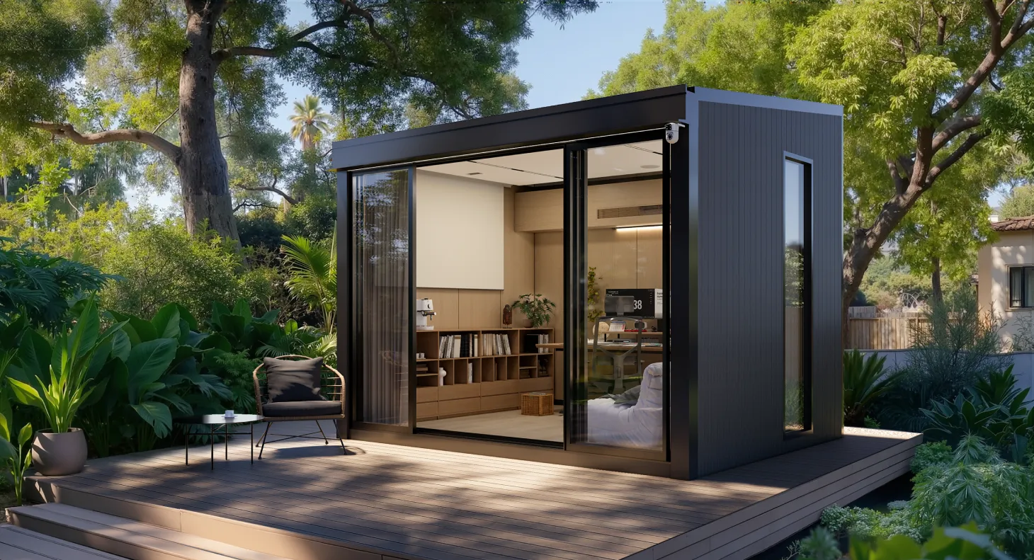 Compact LiveLarge ADU studio interior
